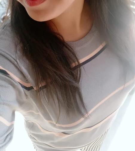 Women Grey & Peach-Coloured Striped Pullover - Image 6