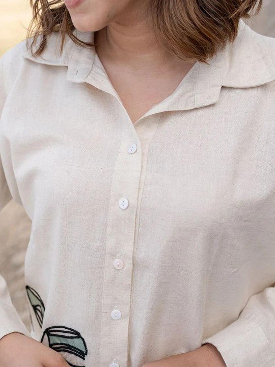 Embroidered Shirt With Trouser Co-Ords - Image 6