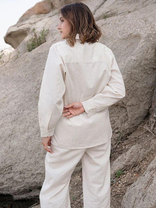 Embroidered Shirt With Trouser Co-Ords - Image 2