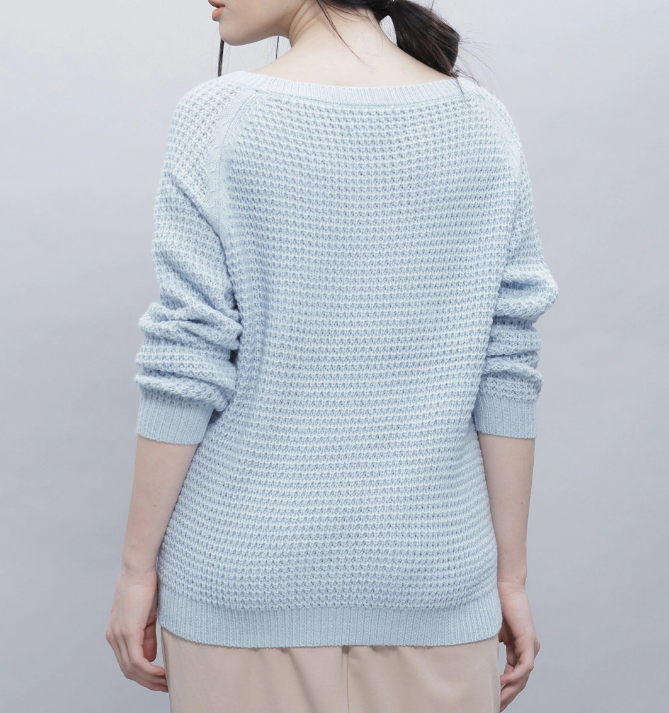 Women Off-White Self-Design Sweater - Image 8