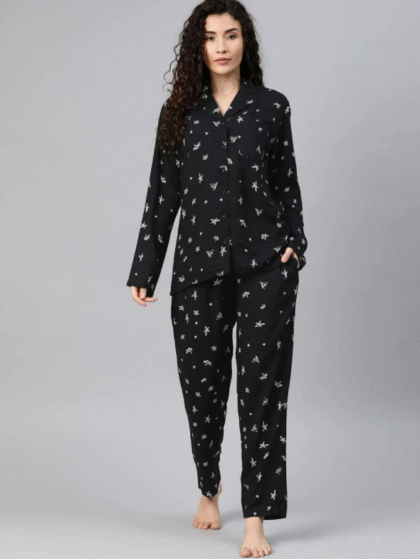 Cotton Printed Pyjama Set