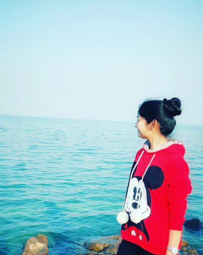 Women Red & White Mickey Mouse Printed Hooded Sweatshirt - Image 5