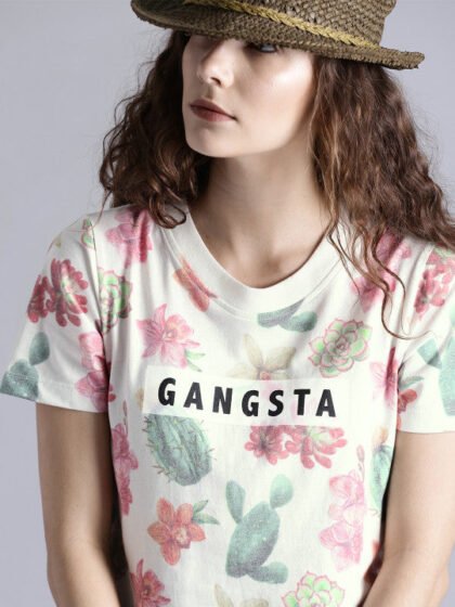 Women Floral Relaxed Printed T-shirt