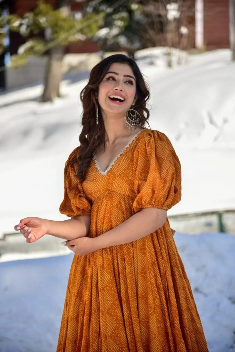 vibrant mustard maxi set - Image 5