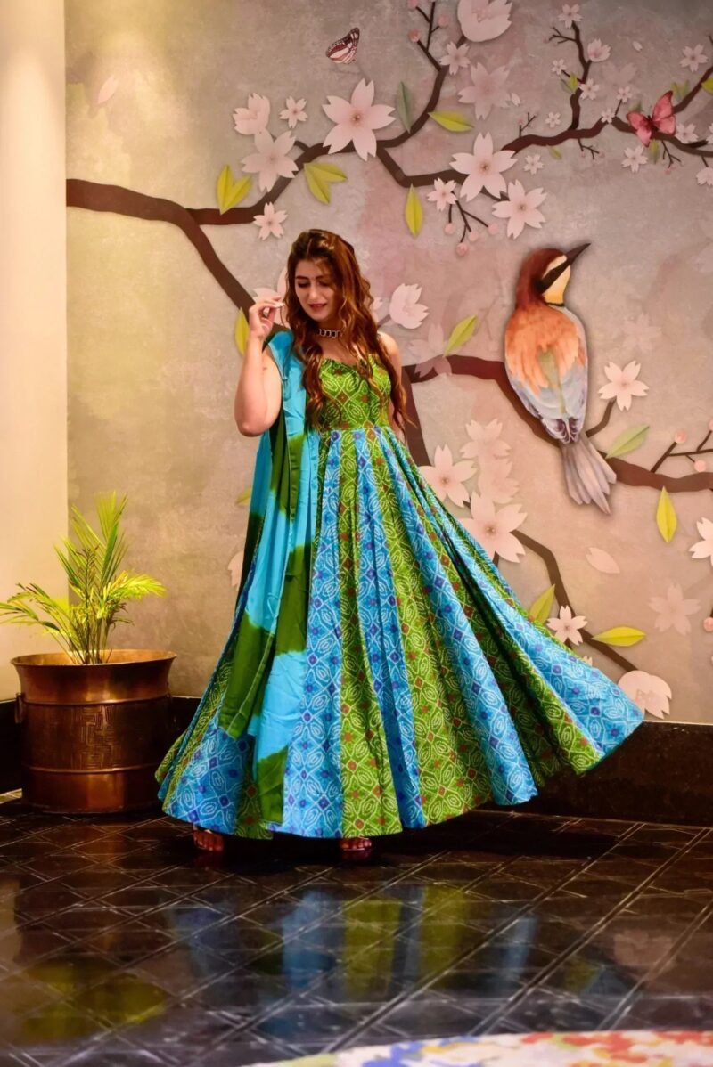 secret blue and green maxi set - Image 6