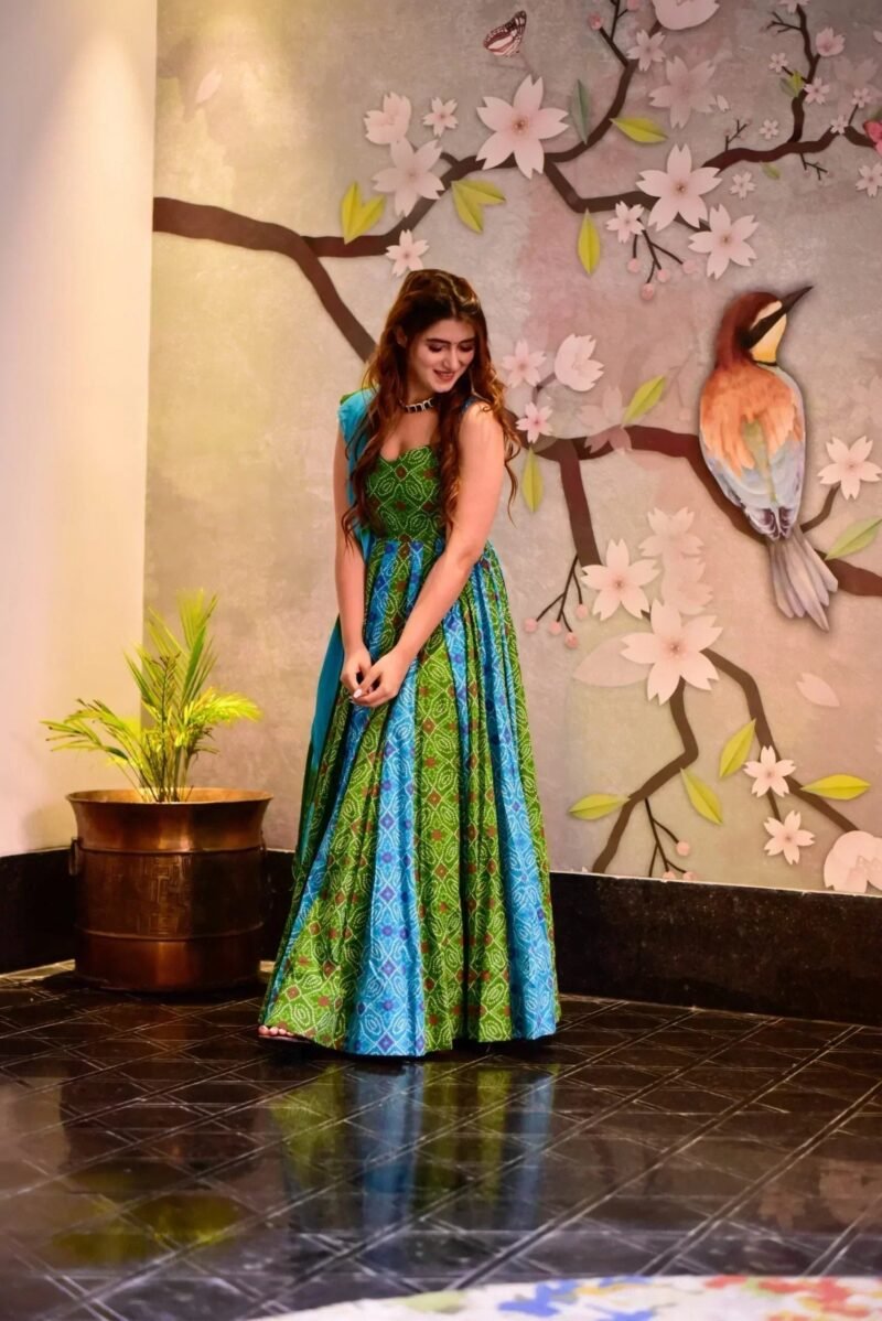 secret blue and green maxi set - Image 4