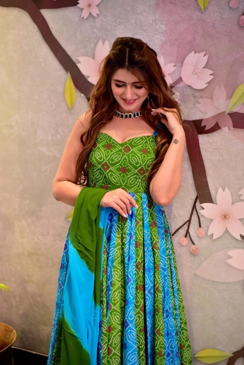 secret blue and green maxi set - Image 3