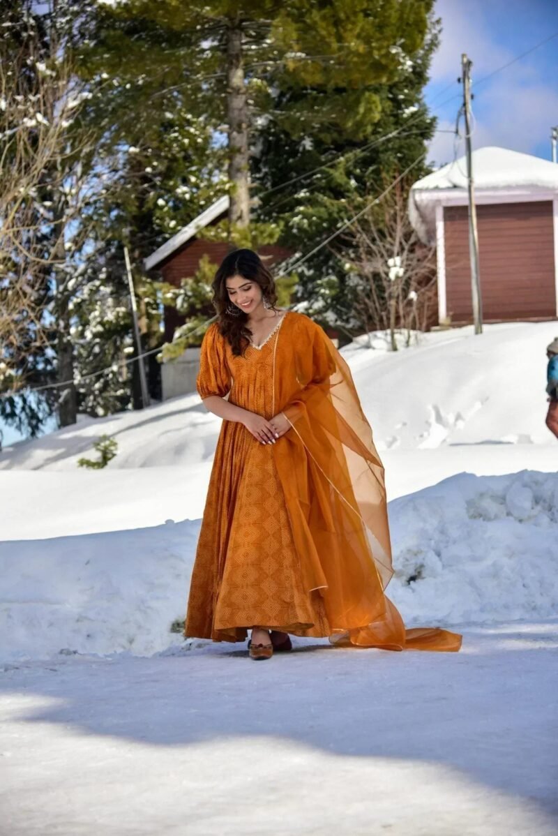 vibrant mustard maxi set - Image 3