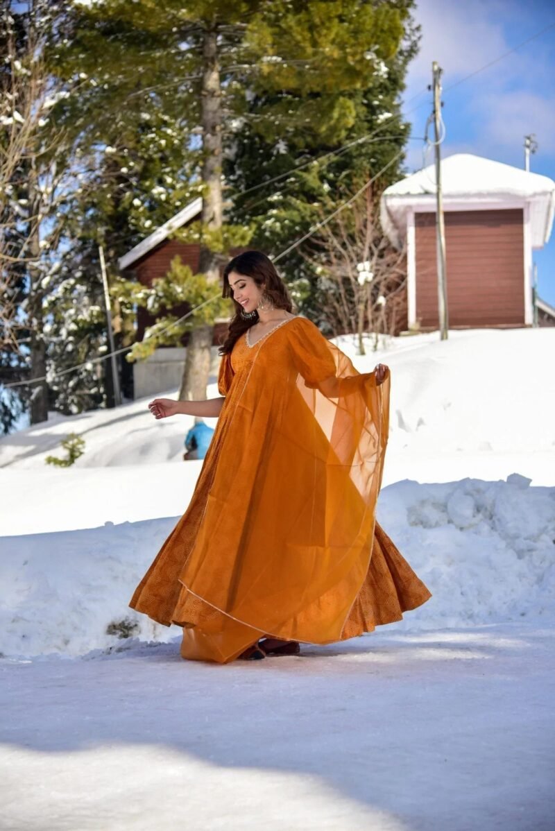 vibrant mustard maxi set - Image 2