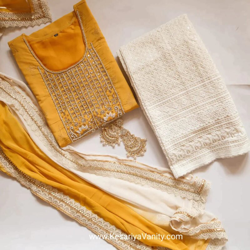 Kesariyavanity Haldi Ready Suit Set - 24 hour DEAL - Image 2