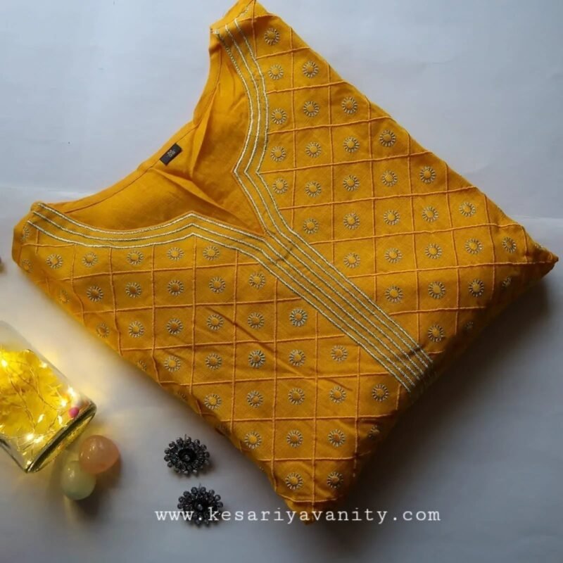 KesariyaVanity Embroidered Gown Suit - DEAL - Image 2