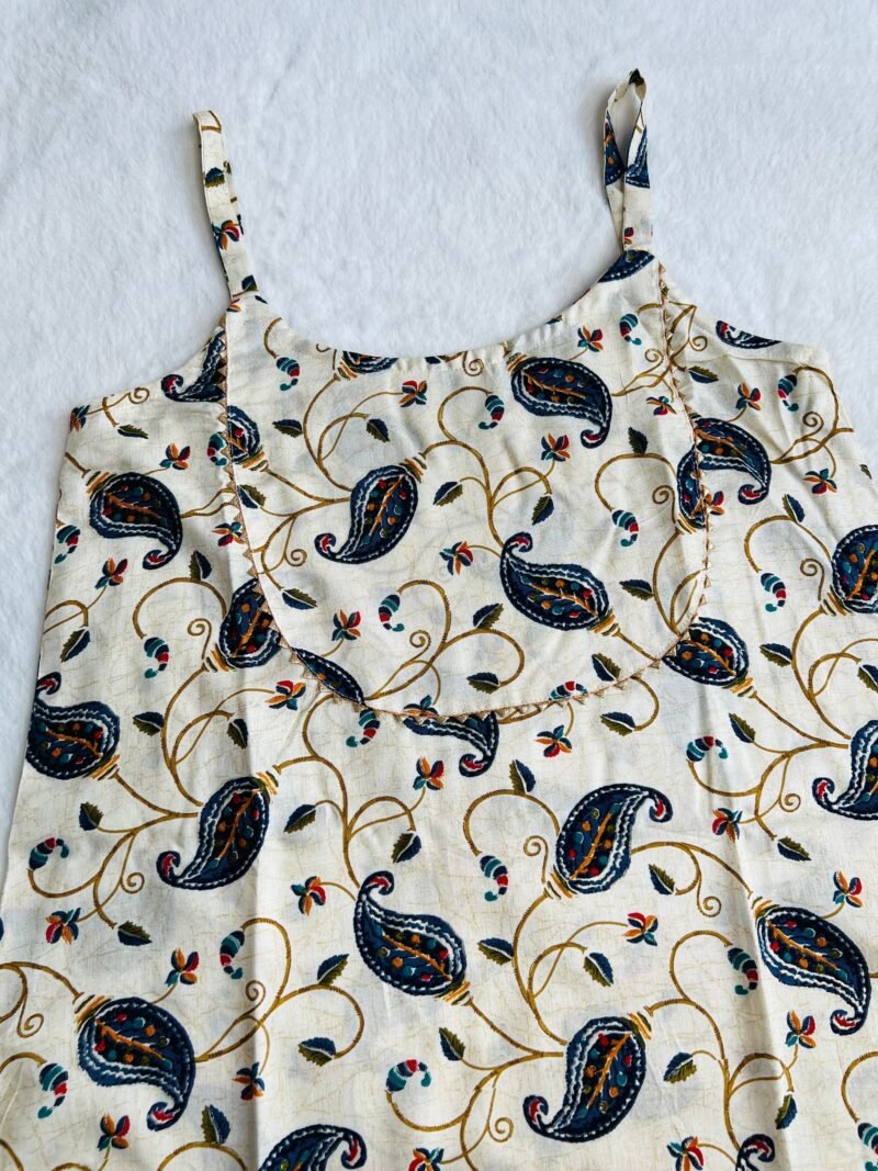 Lemonade Rayon straight Kurti - Image 5